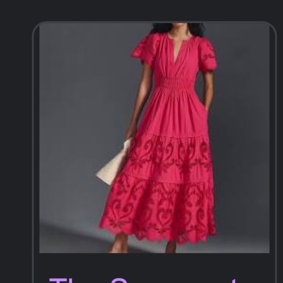 Anthropologie Dresses & Skirts - NWT Anthropologie Somerset Maxi Dress Cutout Edition, size small, pink